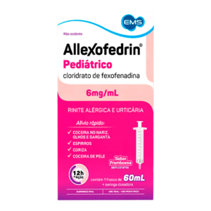 ALLEXOFEDRIN PEDIATRICO 6MG 60 ML
