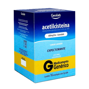 ACETILCISTEINA 600MG 16ENV GRANULADO (G) GEOLAB