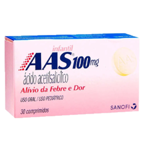 AAS INFANTIL 100MG COM 30 COMPRIMIDOS