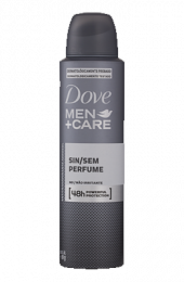 DESODORANTE DOVE AEROSOL MASCULINO SEM PERFUME 89G