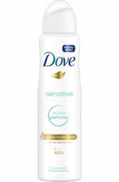 DESODORANTE DOVE AEROSOL FEMININO SENSITIVE 89GR