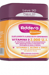 ADDERA + IMUNIDADE 90 COMPRIMIDOS