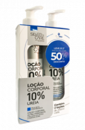 Kit Silver Care Locao Ureia 10% 200 Ml 2 Un