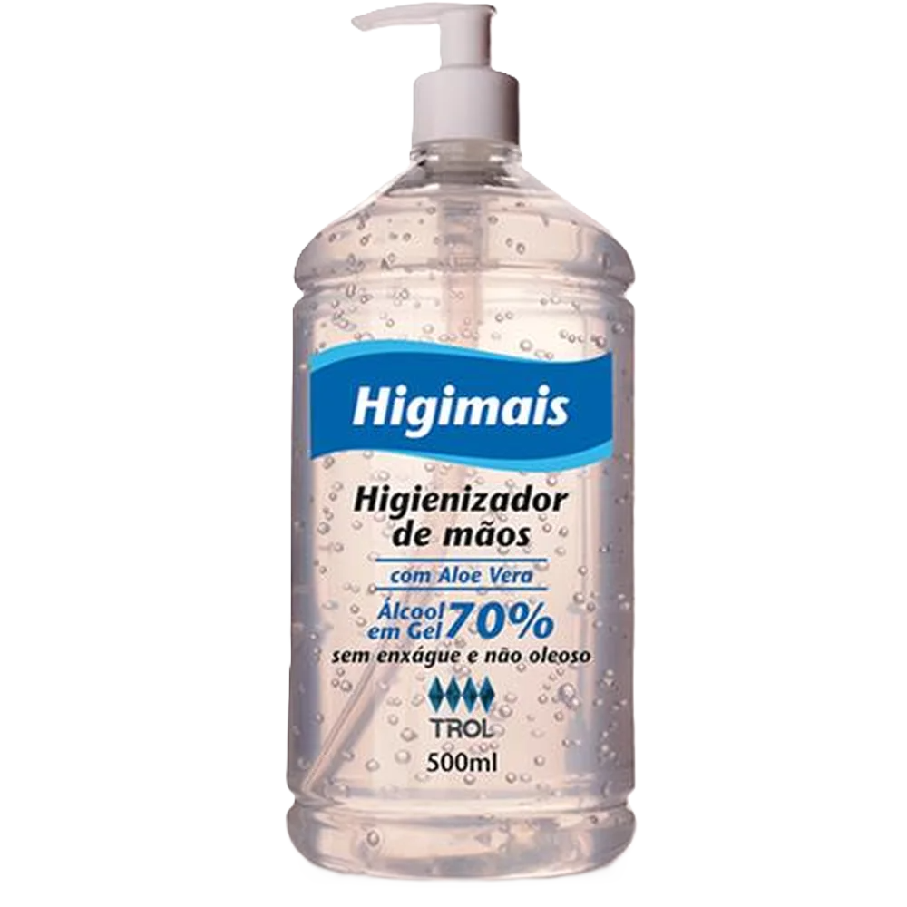 Alcool Gel 500 Ml Higimais