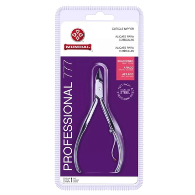 Alicate Cuticula Mundial Inox Prof R777 Pf