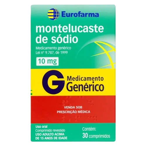 Montelucaste Sod 10 Mg C/30 (G)