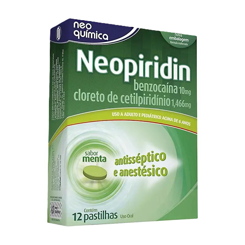 Neopiridin Pastilha Menta C/12 Neo