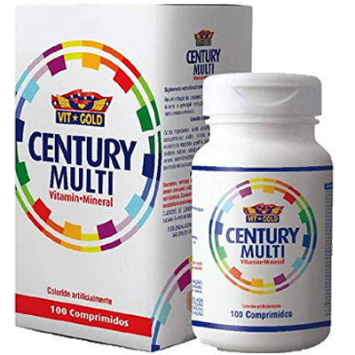 Century Multi Vitamin + Mineral Com 100 Cápsulas 