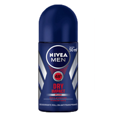 Desodorante Nivea Roll Dry Impact Masculino 50 Ml