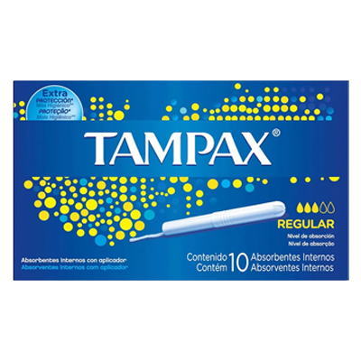 Absorvente Tampax Med C/10 Amarelo