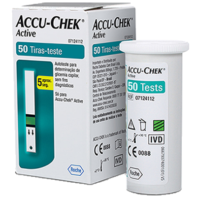 Accu Chek Active 50 Tiras