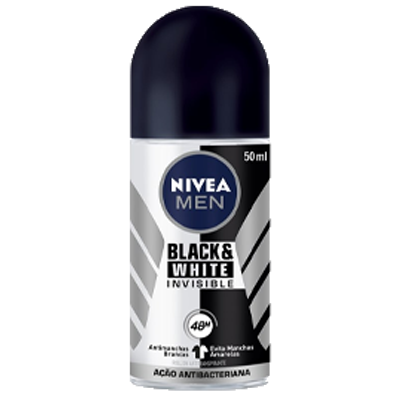 Desodorante Nivea Roll On Black E White Masculino 50 Ml