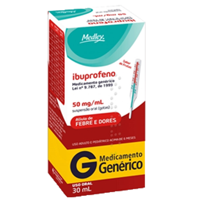 Ibuprofeno 50 Mg Gotas 30 Ml Medley