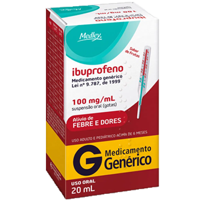 Ibuprofeno 100 Mg Gotas 20 Ml Medley