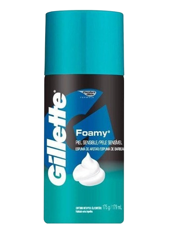 Espuma De Barbear Gill Foamy Sensivel 179 Ml