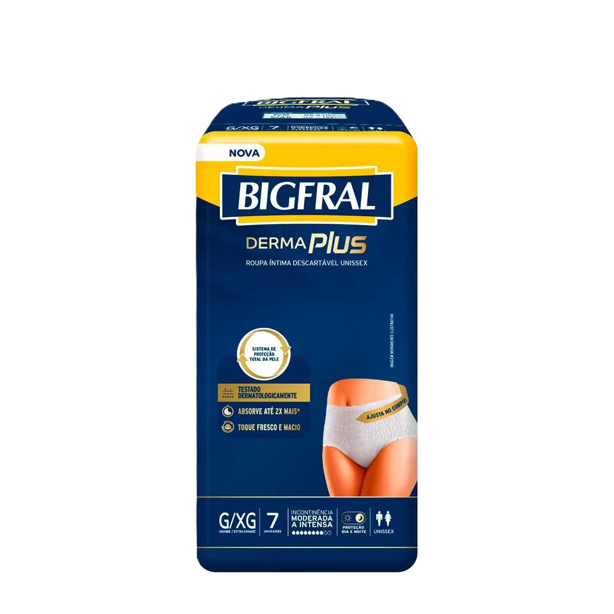 Fralda Bigfral Pants Reg G/Xg 7 Un