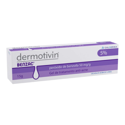 Dermotivin Gel De Tratamento Benzac 15 G