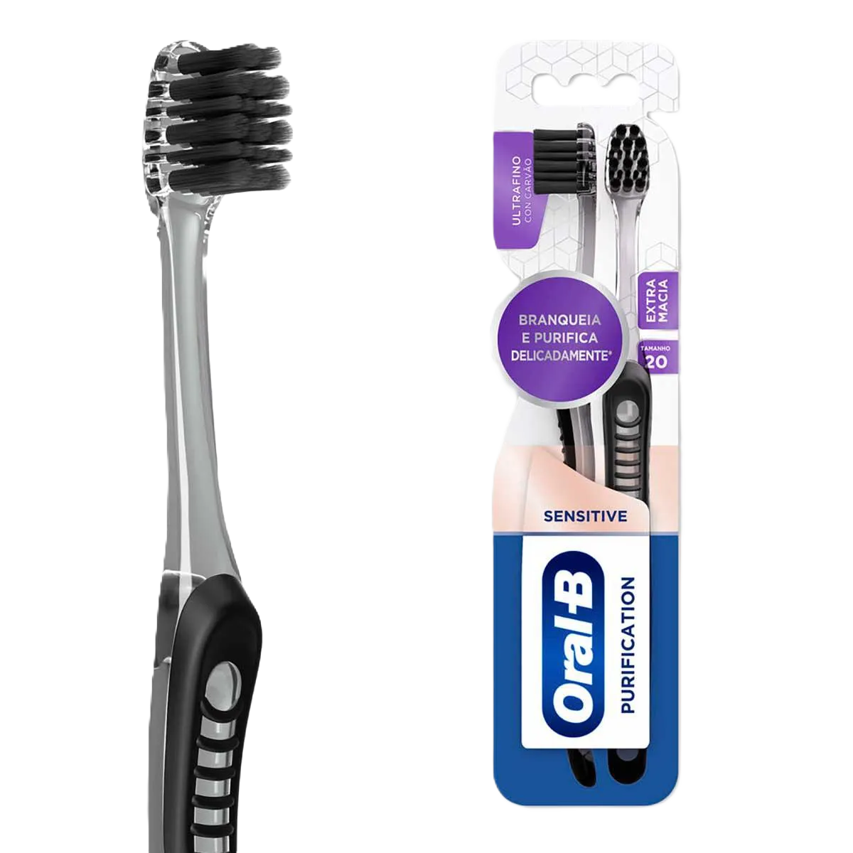 Kit Esc Dental Oral B Whitening Terapy Carvao 2 Un