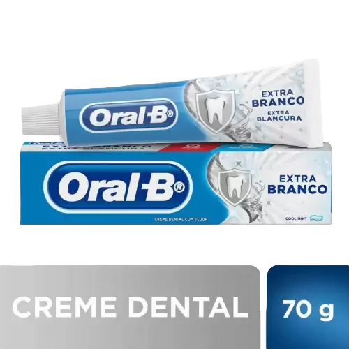 Creme Dental Oral B Extra Branco 70 G