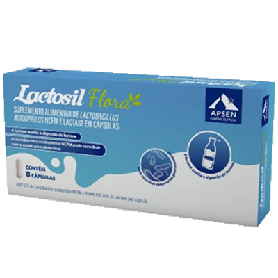 Lactosil Flora Com 8 Cápsulas