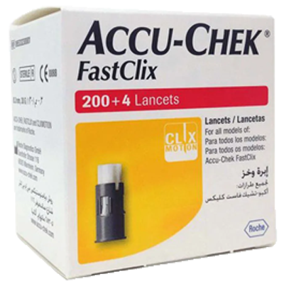 Accu Chek Fastclix Com 200+4 Lancetas
