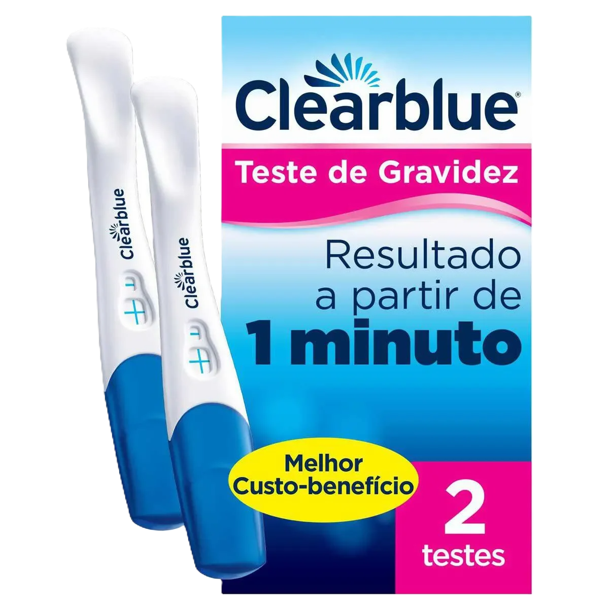 Teste Gravidez Clearblue Pregnancy Plus 2 Cpr