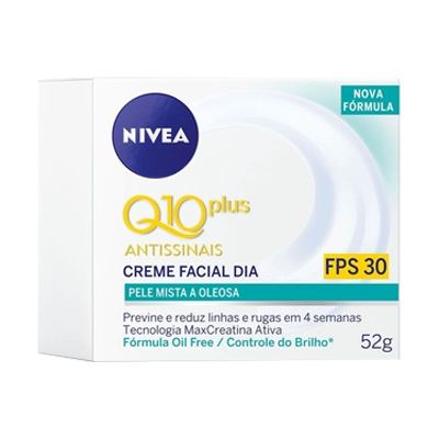 Nivea Visage Creme Antisinais Q10 Plus Light Diurno 49 G