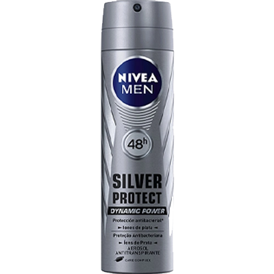 Desodorante Nivea Aerosol Masculino Silver Protect 150 Ml