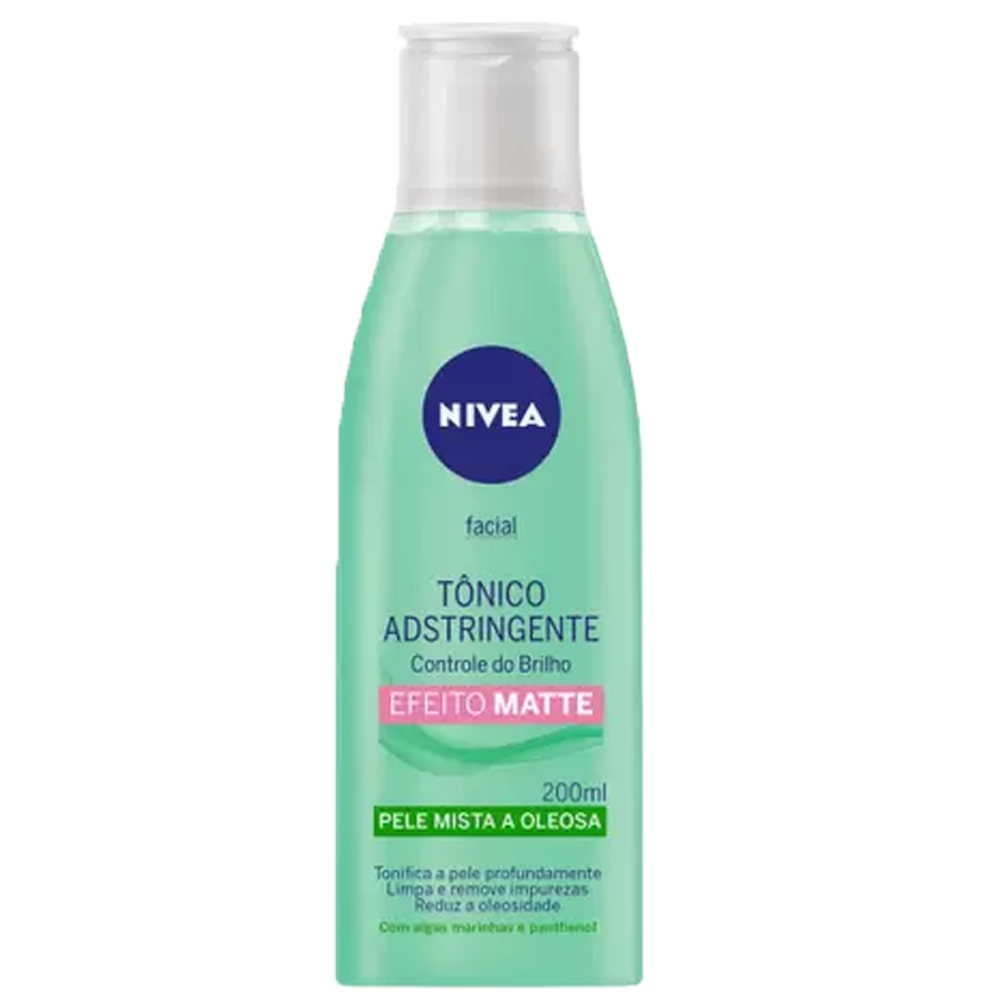 Tônico Adstringente Facial Nivea Visage Pele Mista A Oleosa 200 Ml