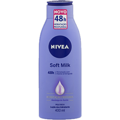 Hid Nivea Milk Soft Pele Seca 400 Ml