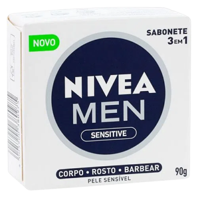 Sab Nivea Box Men Sensitive 3 X1 90 G