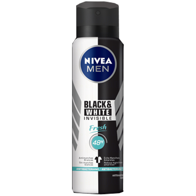 Desodorante Nivea Aerosol Masculino Black White Fresh 150 Ml