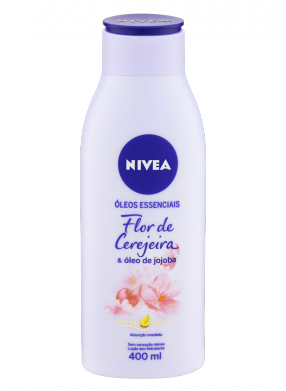 Hid Nivea Big Oleos Essenciais Flor Cerejeira 400 Ml