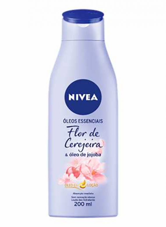 Hid Nivea Oleos Essenciais Flor De Cerejeira 200 Ml