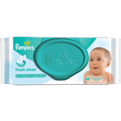 Lenco Umedecido Pampers Fresh Clean 48 Un