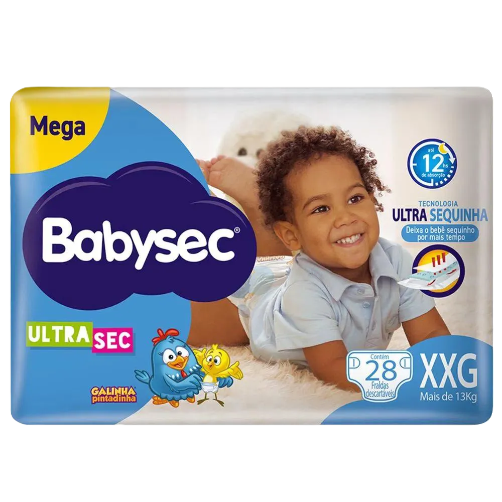 Fr Baby Sec Galinha Pintadinha Mega Xxg 28 Un