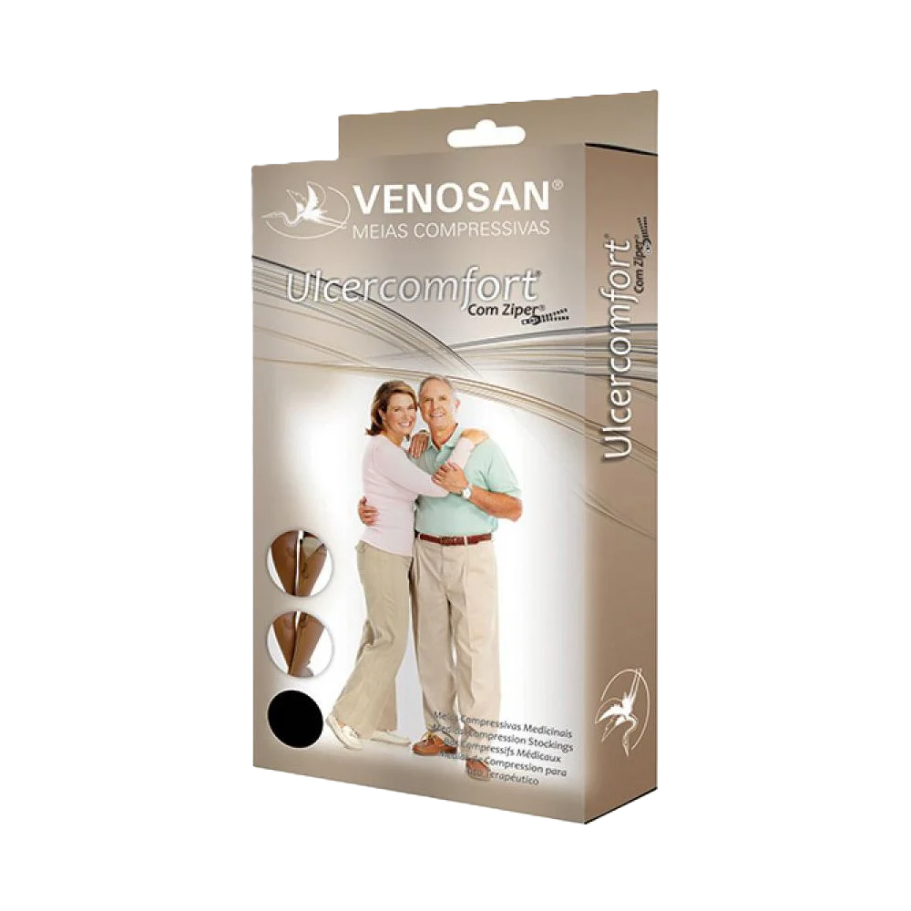 Venosan Ulcercomfort 30 45 Mmhg Ad M Curta Bege/Branco