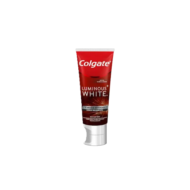 Cr Dent Colgate Luminous White Carvao Ativ 70 G