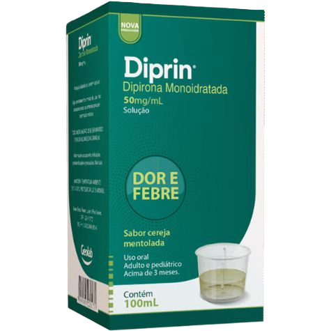 Diprin Dipirona 50 Mg 100 Ml (G) Geolab