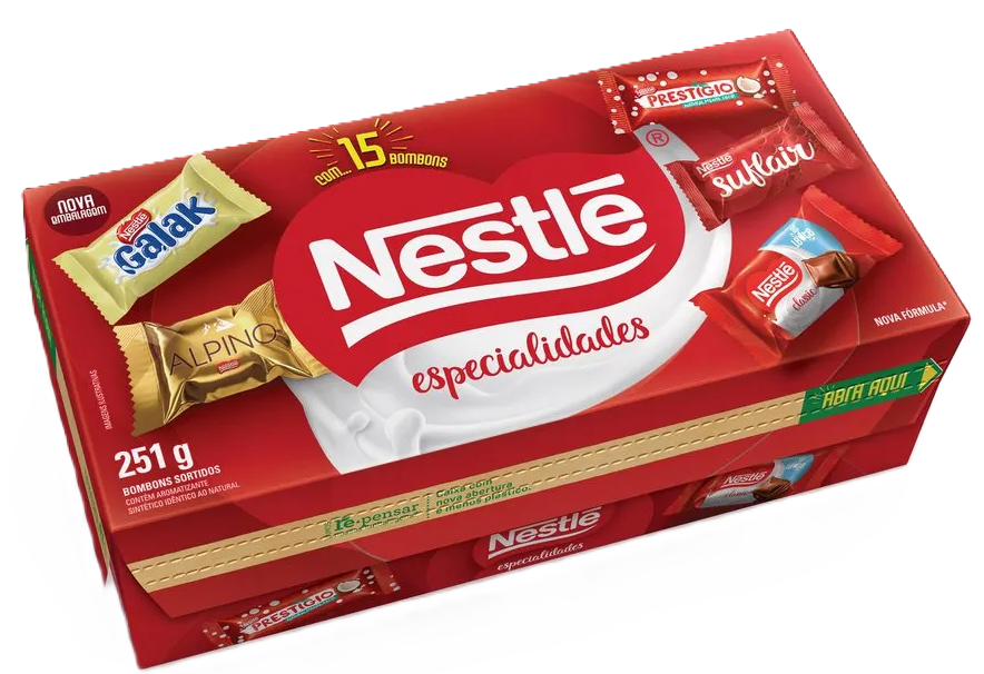 Caixa Bombom Nestle Especialidades Sort 251 G