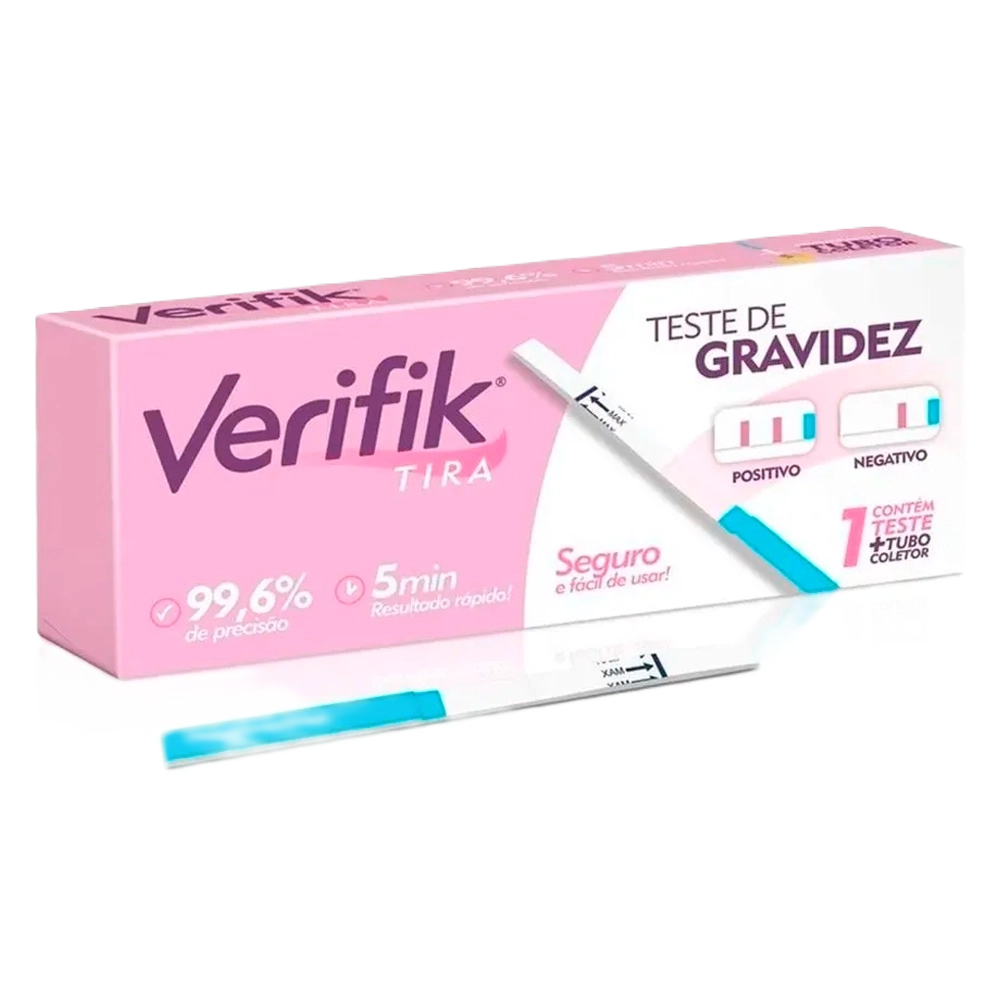 Teste Gravidez Verifik Tiras 1 Un