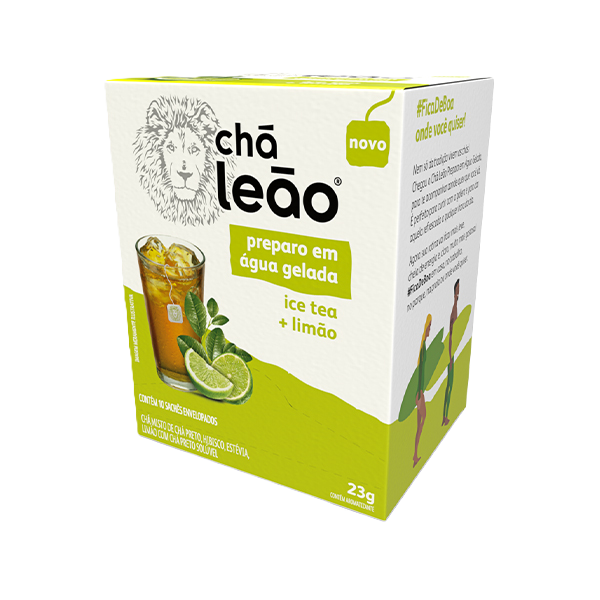 Cha Leao Gelado Ice Tea Limao 10 Sq