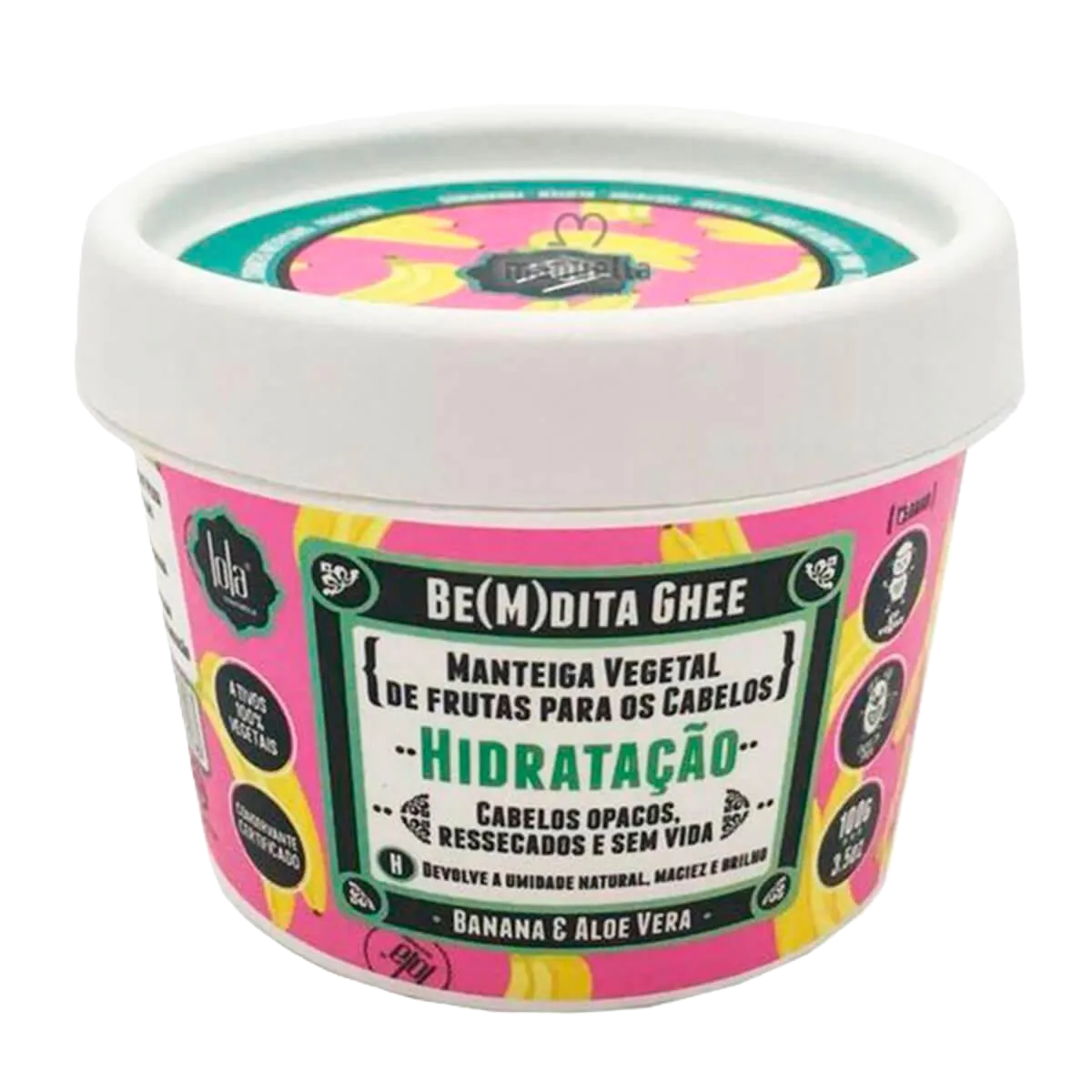 Masc Trat Lola Bemdita Ghee Hidratacao Banana 100 G