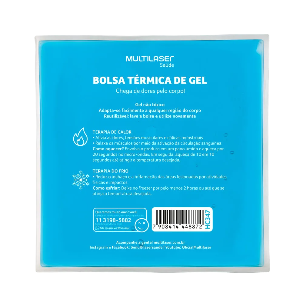 Bolsa Termica De Gel Tam P Multilaser