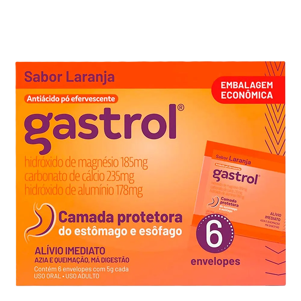 Gastrol Po Laranja Eferv 6 Sache 5 G