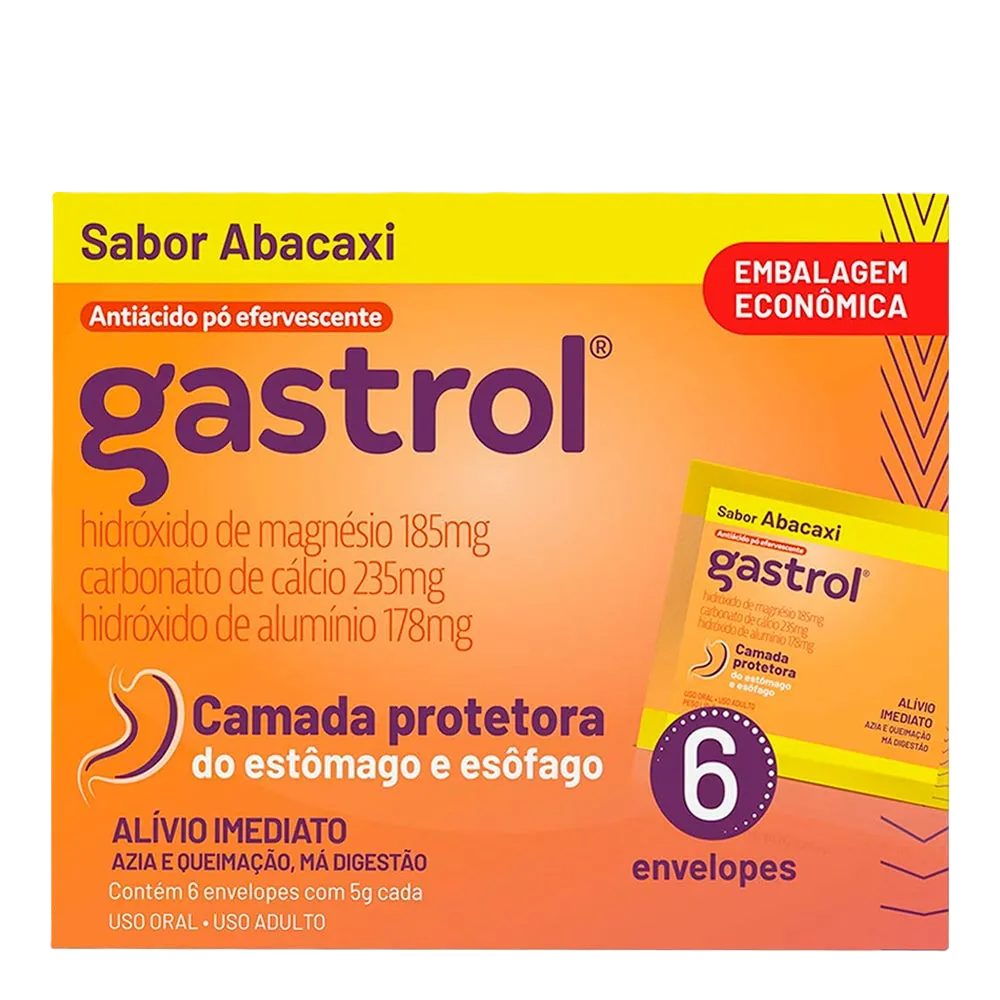 Gastrol Po Abacaxi Eferv 6 Sache 5 G