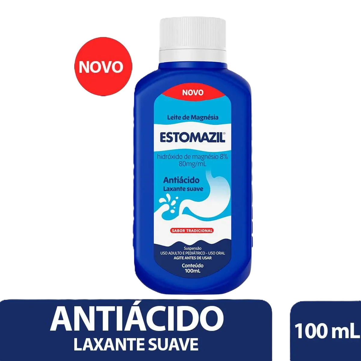 Estomazil Leite Mag 80 Mg 100 Ml