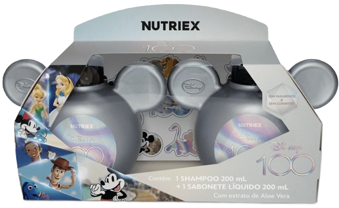 Kit Nutriex Disney 100 Anos Sh200 Ml+Sab200 Ml