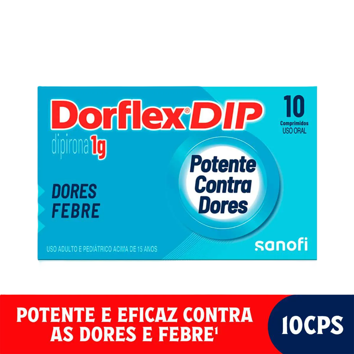 Dorflex Dip Dipirona 1 G 10 Cpr
