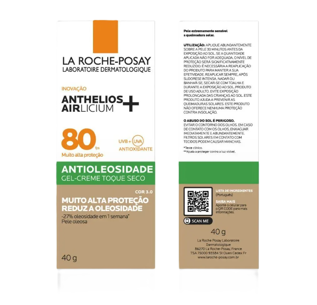 Anthelios Airlicium+ Fps80 Cor 3.0 40 G